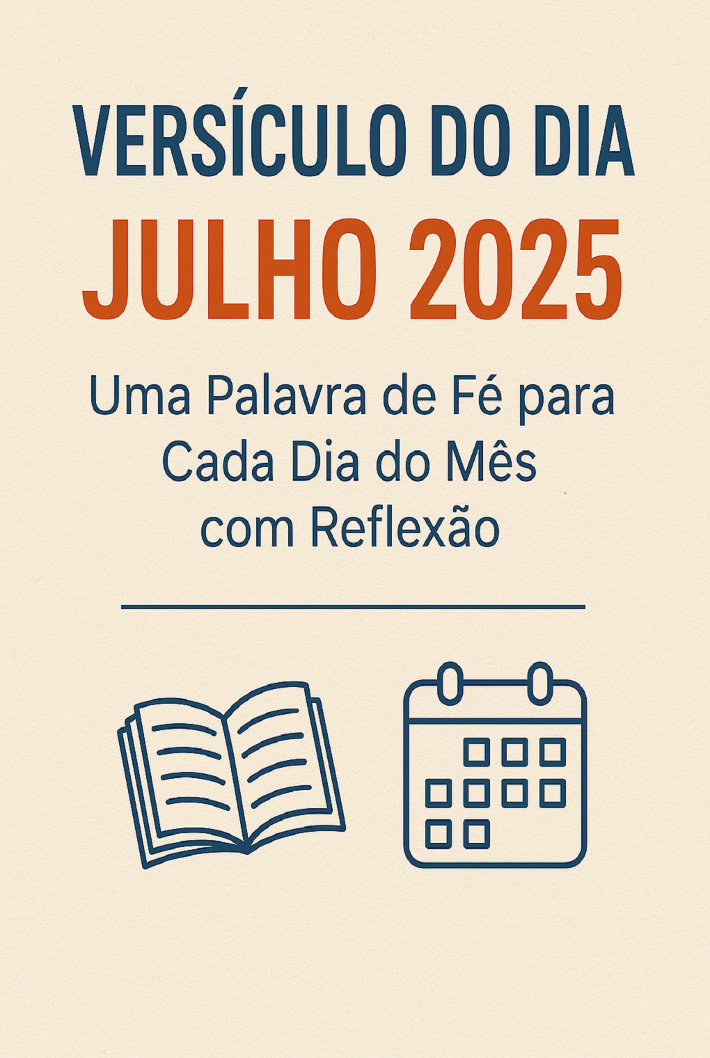 versiculo do dia julho de 2025