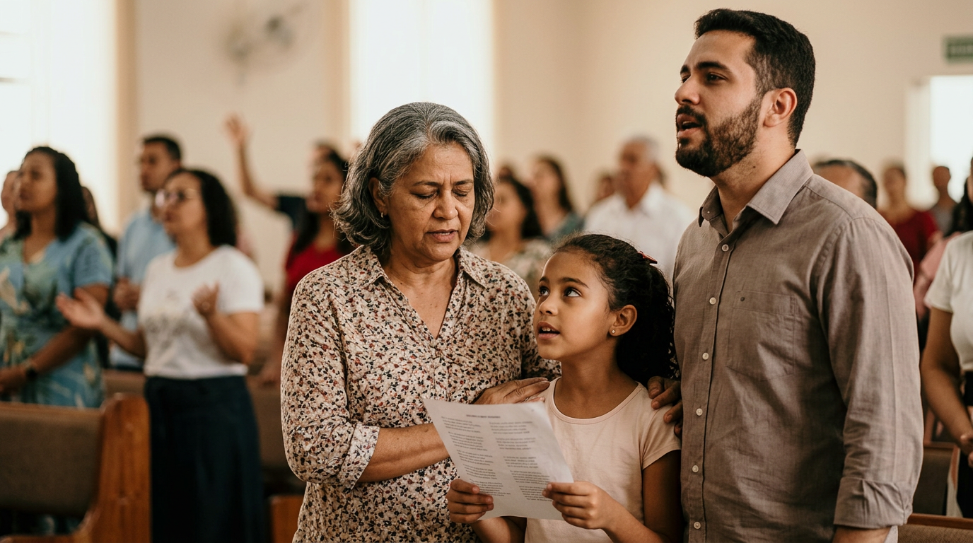 As Muitas Gerações Rendidas em Louvor letra
