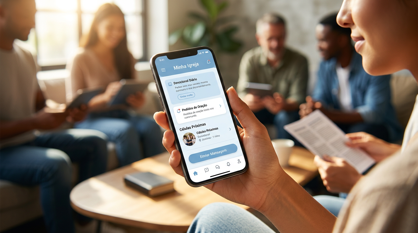 Amplie o Impacto do Evangelho Digital Visão geral da estratégia multicanal para ministérios, focando em como ampliar o impacto do evangelho e promover o avivamento através da conexão digital e cuidado pastoral.