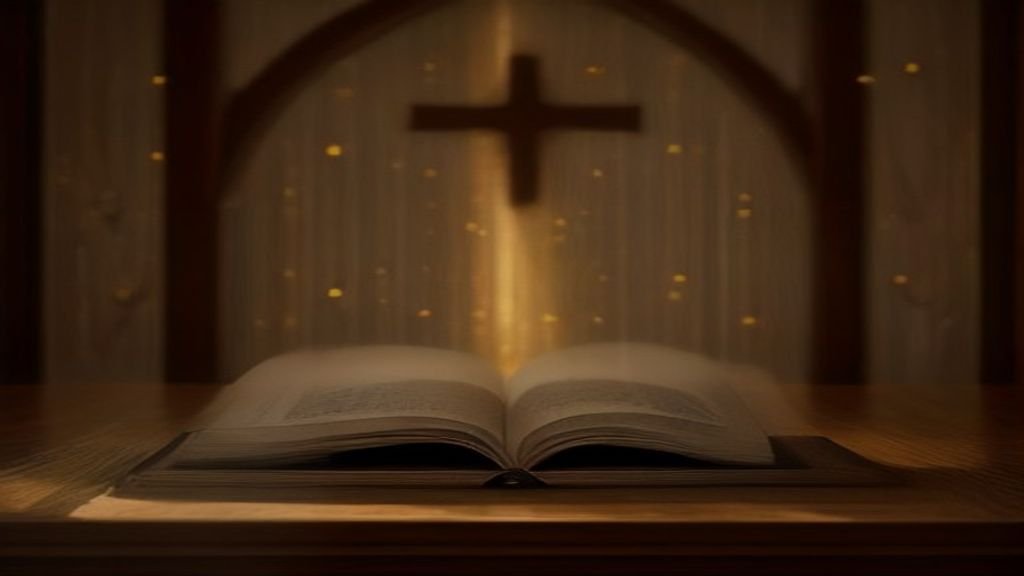 $title$ $focuskw$ Bíblia sagrada aberta simbolizando o avivamento espiritual gerado pelas canções de adoração.