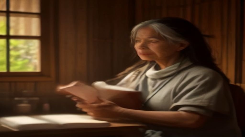 Missionário realizando a entrega de um exemplar sagrado durante as missões ribeirinhas na floresta.