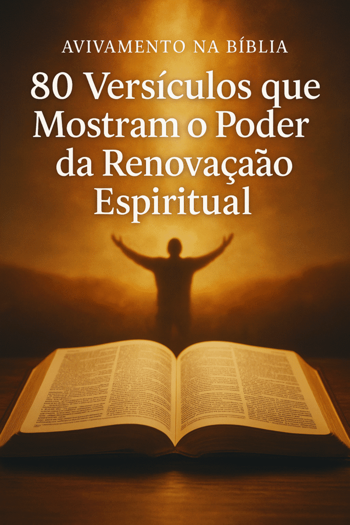 versiculos de avivamento para os dia de hoje