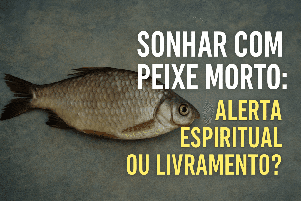 sonhar compeixe morto