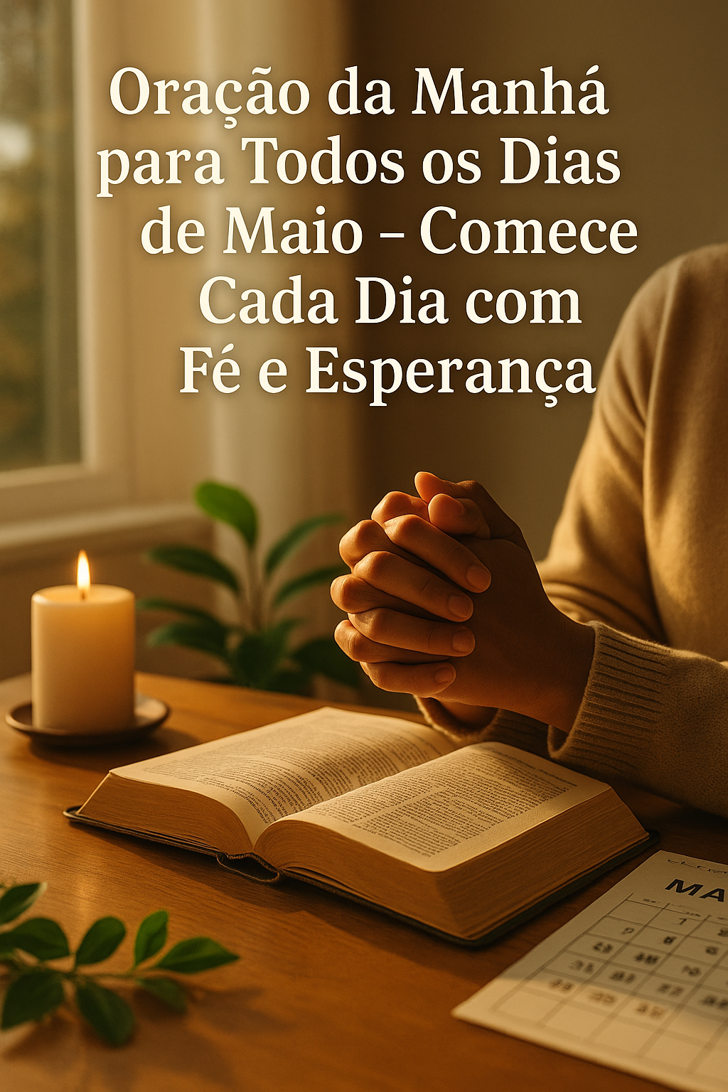 oração da manhã para o mês de maio