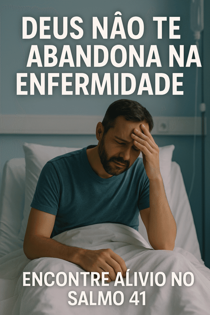 salmo 41 - deus não te abandona na enfermidade