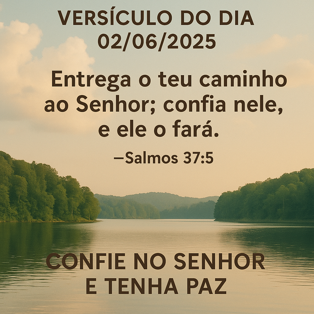 versiculo do dia: 02/06/2025