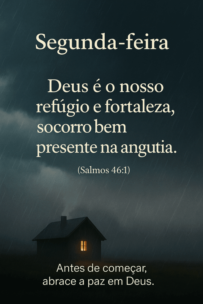 salmo 46 segunda feira