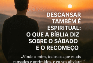 descansar també é algo espiritual