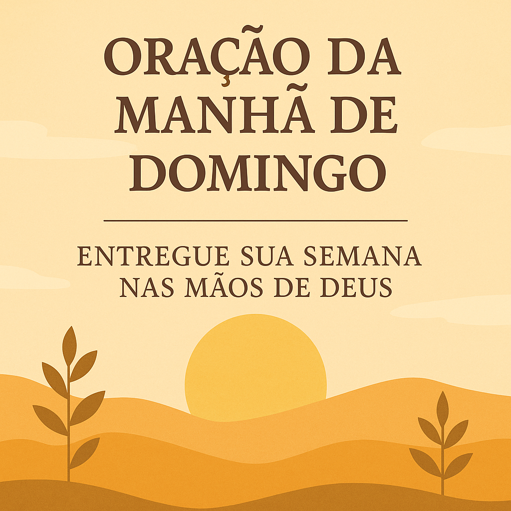 oração da manhã de domingo