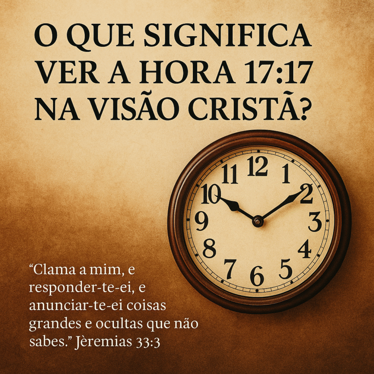 O Que Significa Ver a Hora 17:17 na Visão Cristã? | Revelações ...