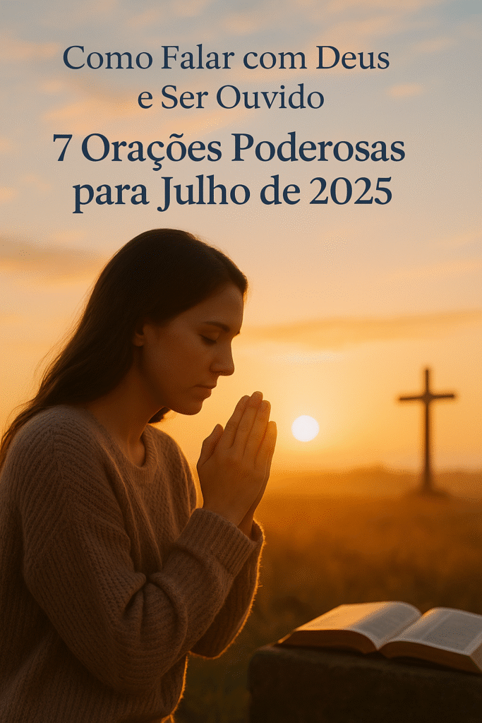 orações para fazer e ser ouvido por Deus