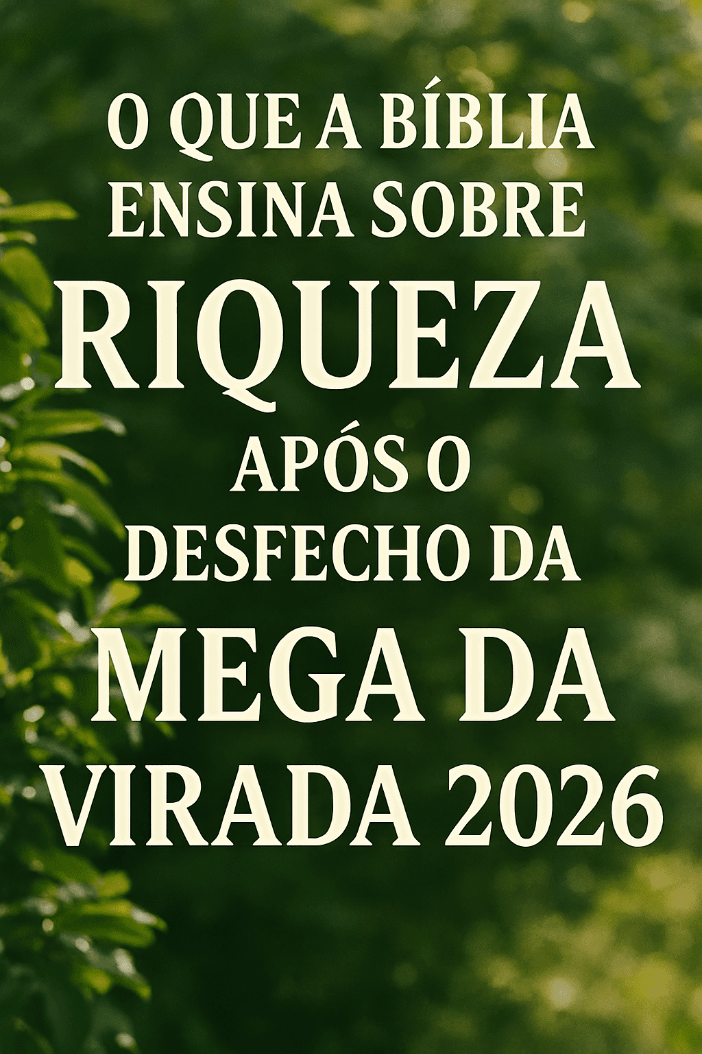 mega da virara ou prosperidade de deus