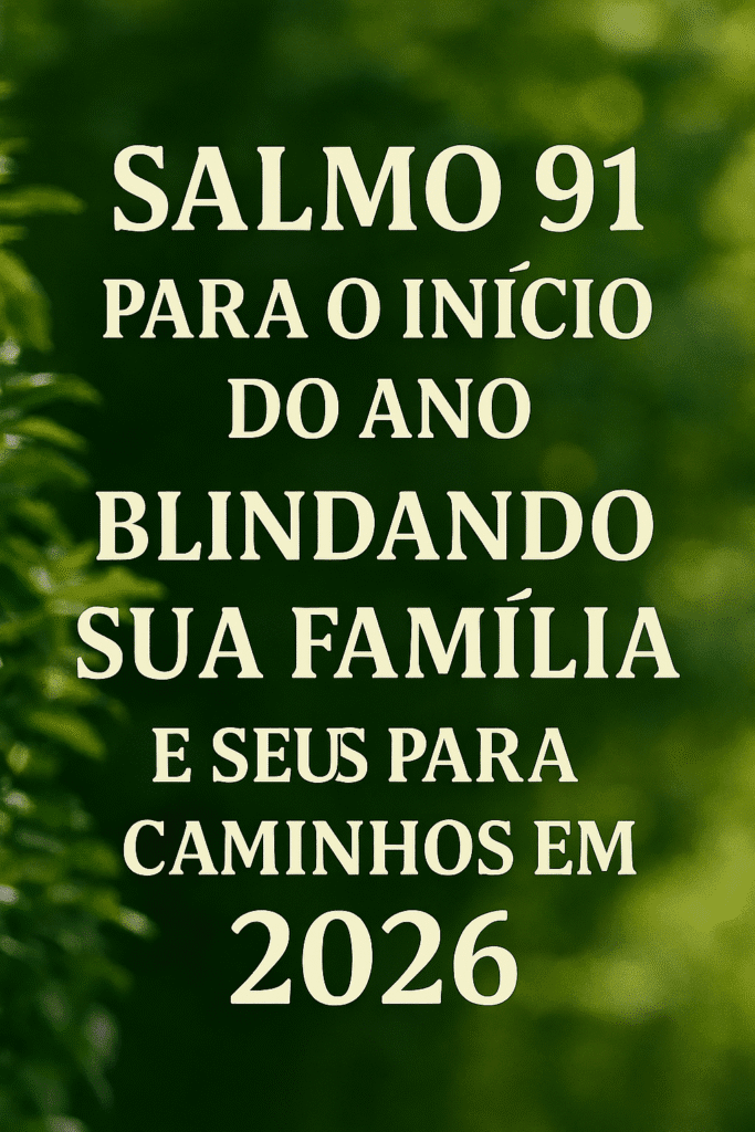salmo 91 proteção 2026