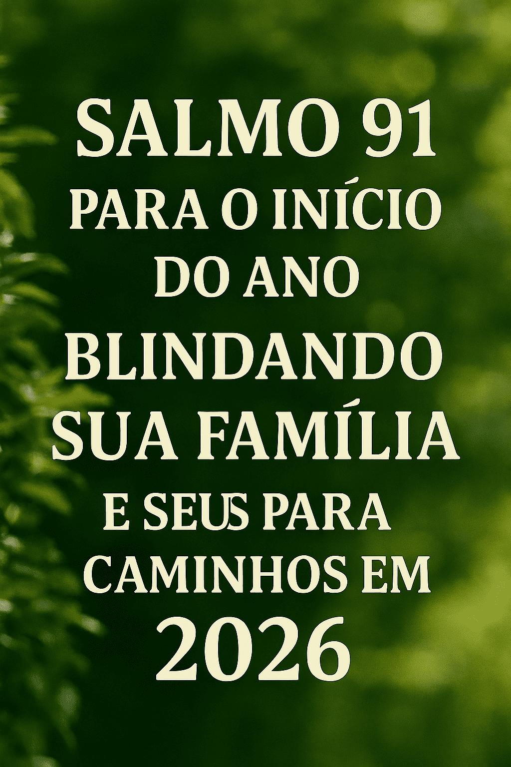 salmo 91 proteção 2026