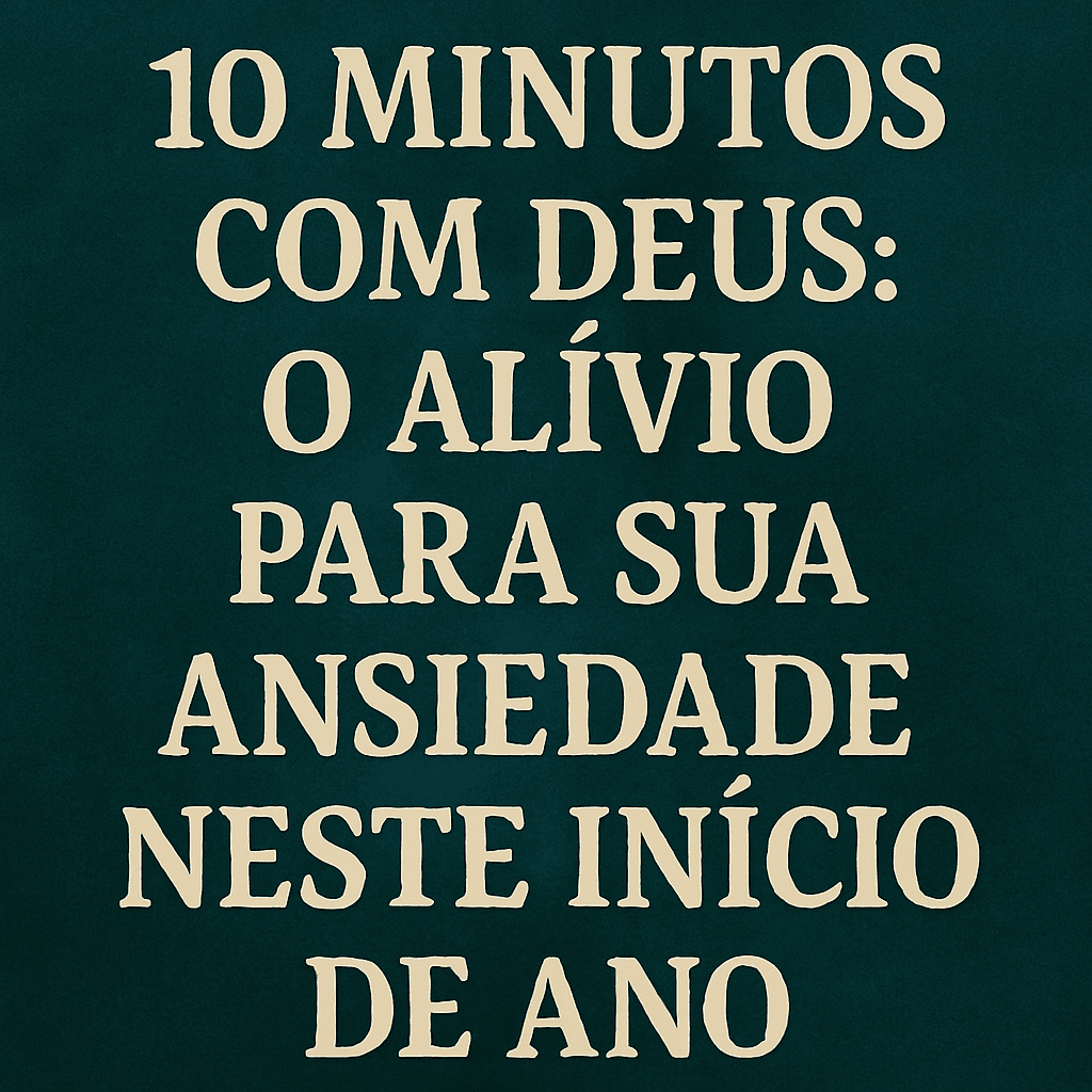 $title$ $focuskw$ Seus 10 minutos de reflexão diária para vencer a ansiedade em 2026