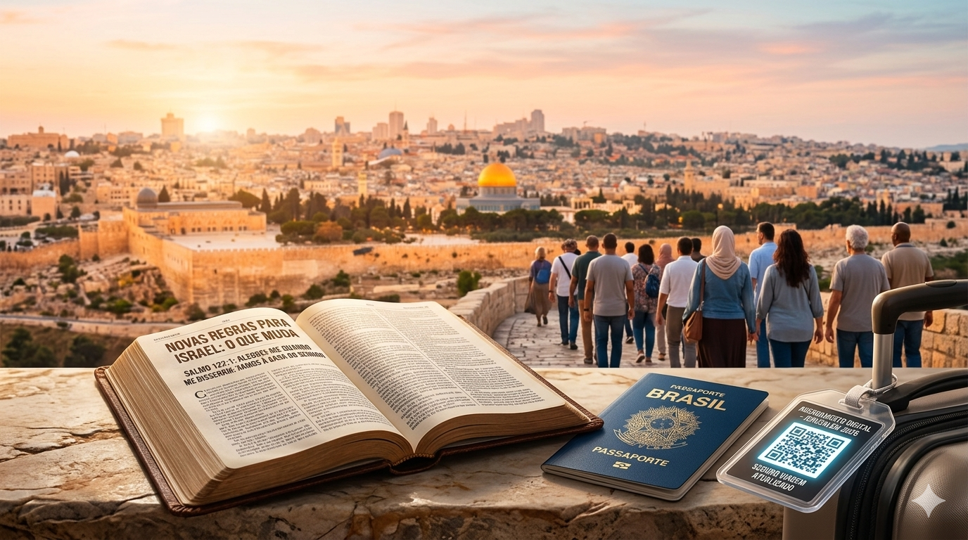 novas regras para viagens do Brasil para Israel