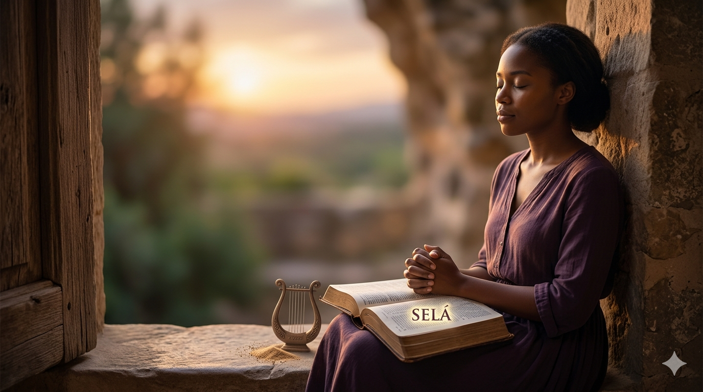 o que significa a palavra selá no salmos