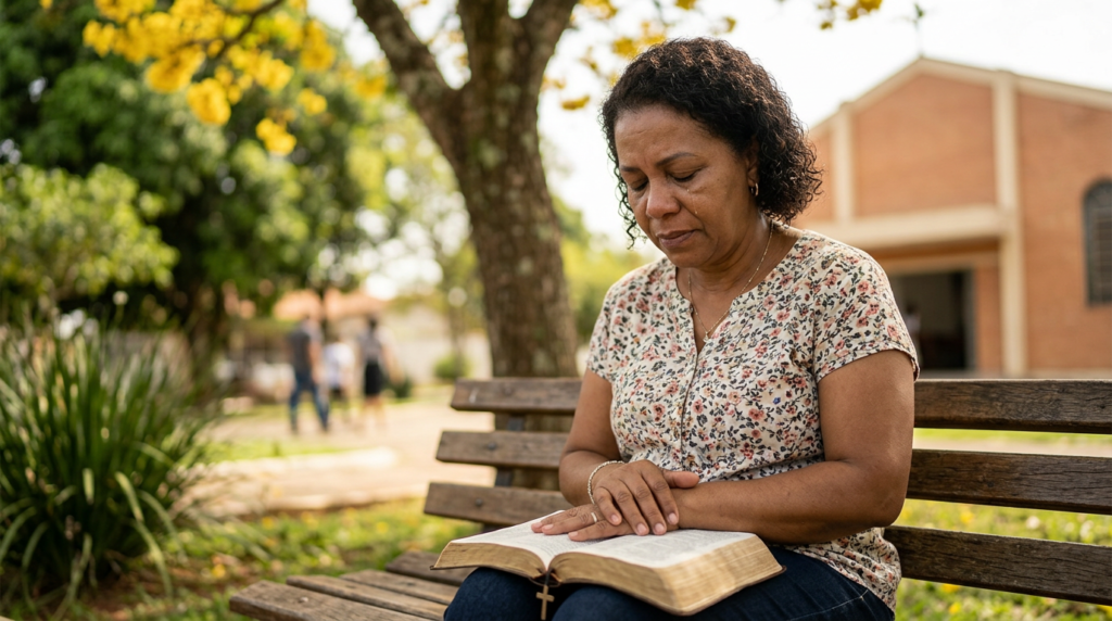 força em Deus coração cansado
