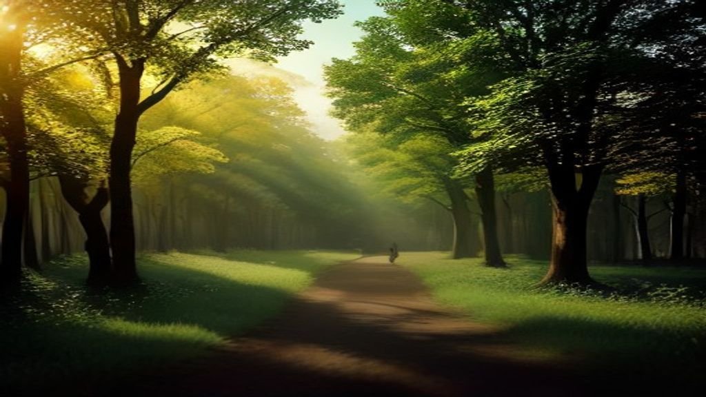 Folhas de amoreiras balançando ao vento sob luz solar dourada, simbolizando discernir o tempo de Deus.