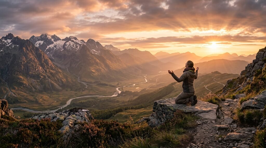 Águia majestosa voando alto, ilustrando a renovação de forças e a esperança em Deus, conforme Isaías 40:31. Símbolo de avivamento espiritual e fé cristã, trazendo consolo divino.