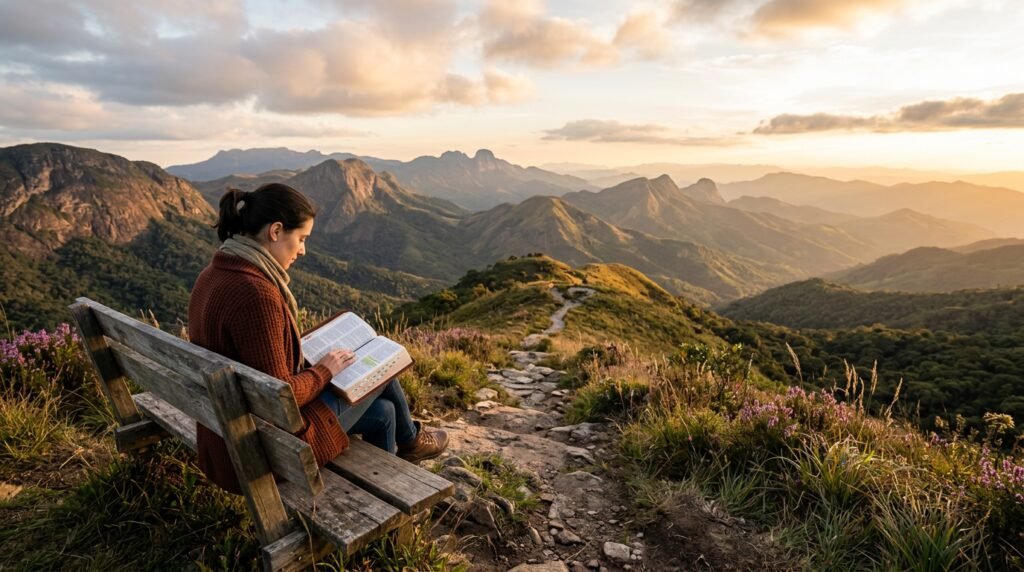 Imagem de capa do guia sobre as melhores bíblias de estudo, simbolizando aprofundamento da fé e avivamento espiritual através da leitura da Bíblia.