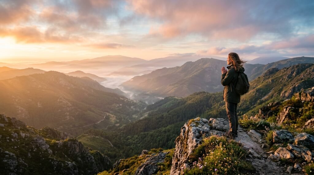 Imagem que ilustra uma palavra do dia para fortalecer a fé e a esperança, com uma mensagem bíblica de cuidado divino. Perfeita para reflexão diária e para aliviar a ansiedade, oferecendo um versículo sobre renovação espiritual.