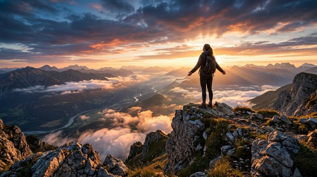 Imagem ilustrativa de fé e força espiritual, representando a confiança inabalável em Deus, inspirada em Filipenses 4:13. Um convite à renovação espiritual e ao avivamento.